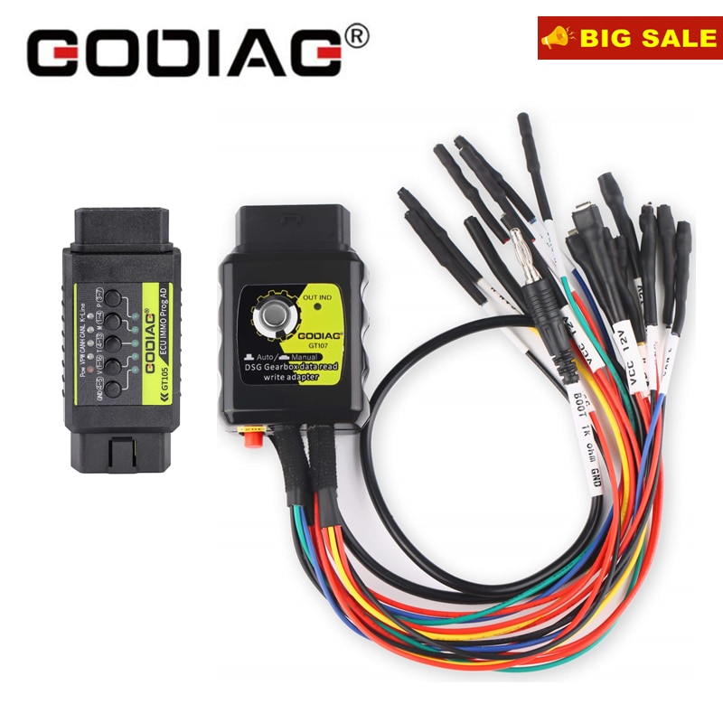 Godiag GT107 DSG  ڽ  б/  ECU IMMO ŰƮ plus GT105, DQ250, DQ200, VL381, VL300, DQ500, DL501 